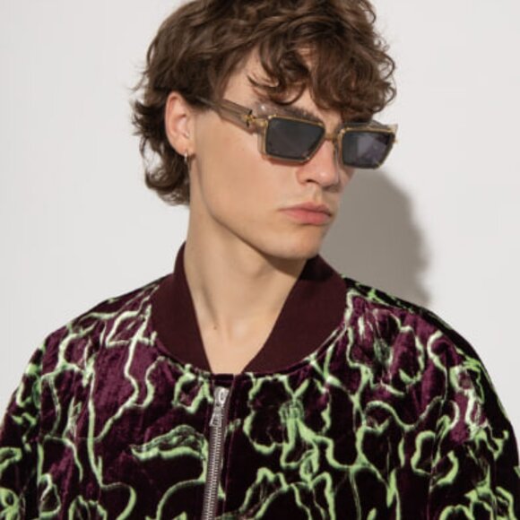 NEW BALMAIN ADMIRABLE BPS-130B UNISEX GREY/GOLD SUNGLASSES BALMAIN - Picture 6 of 16